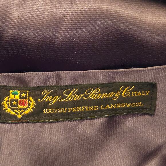 Peter Richard Loro Piana Coat Size 42L Super Fine Lambswool Gray Overcoat - Picture 8 of 16